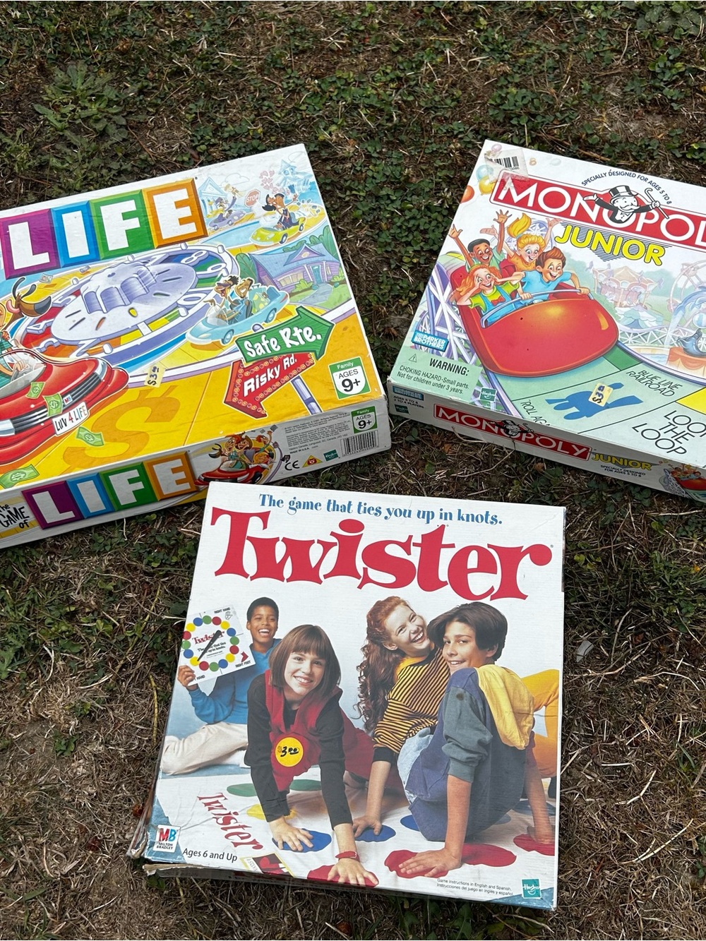 Bundle of three games monopoly twister and the game of life